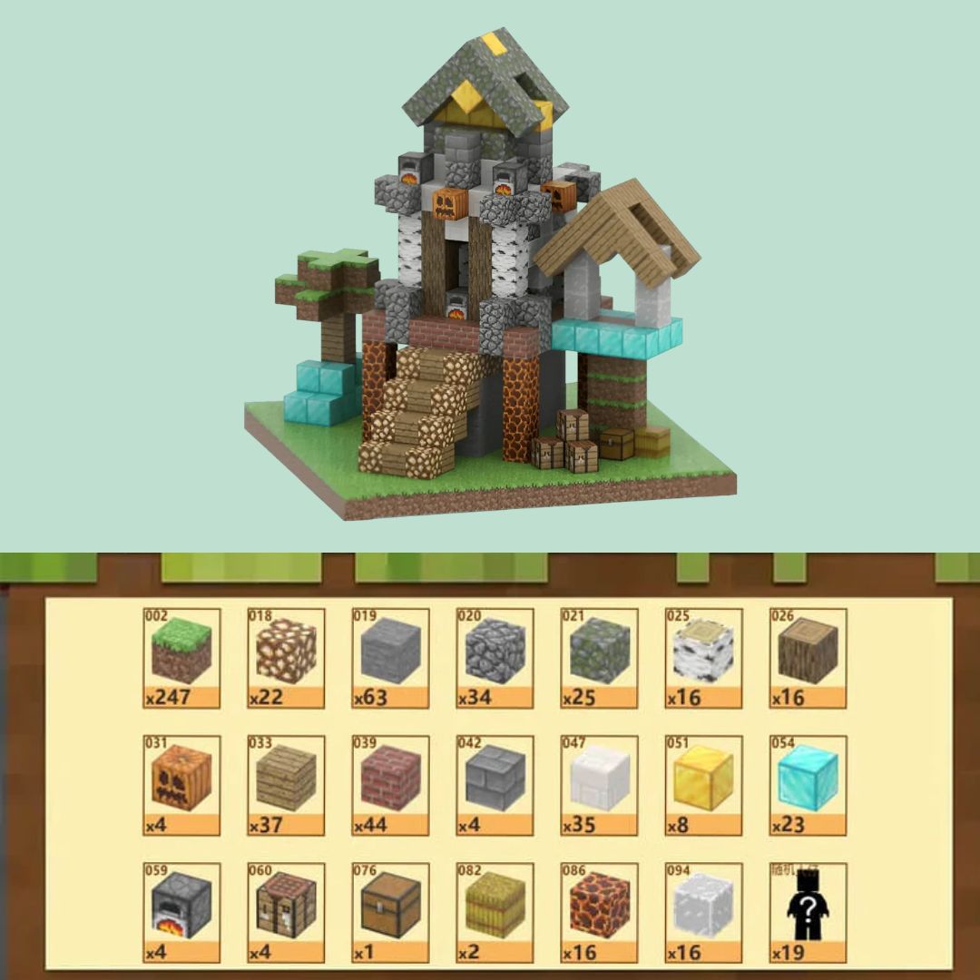 Abrigo das Lendas Minecraft® - (621 Blocos)