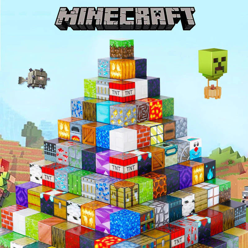 Queima de Estoque Minecraft - 48/64/75 peças (+5 Personagens GRÁTIS)