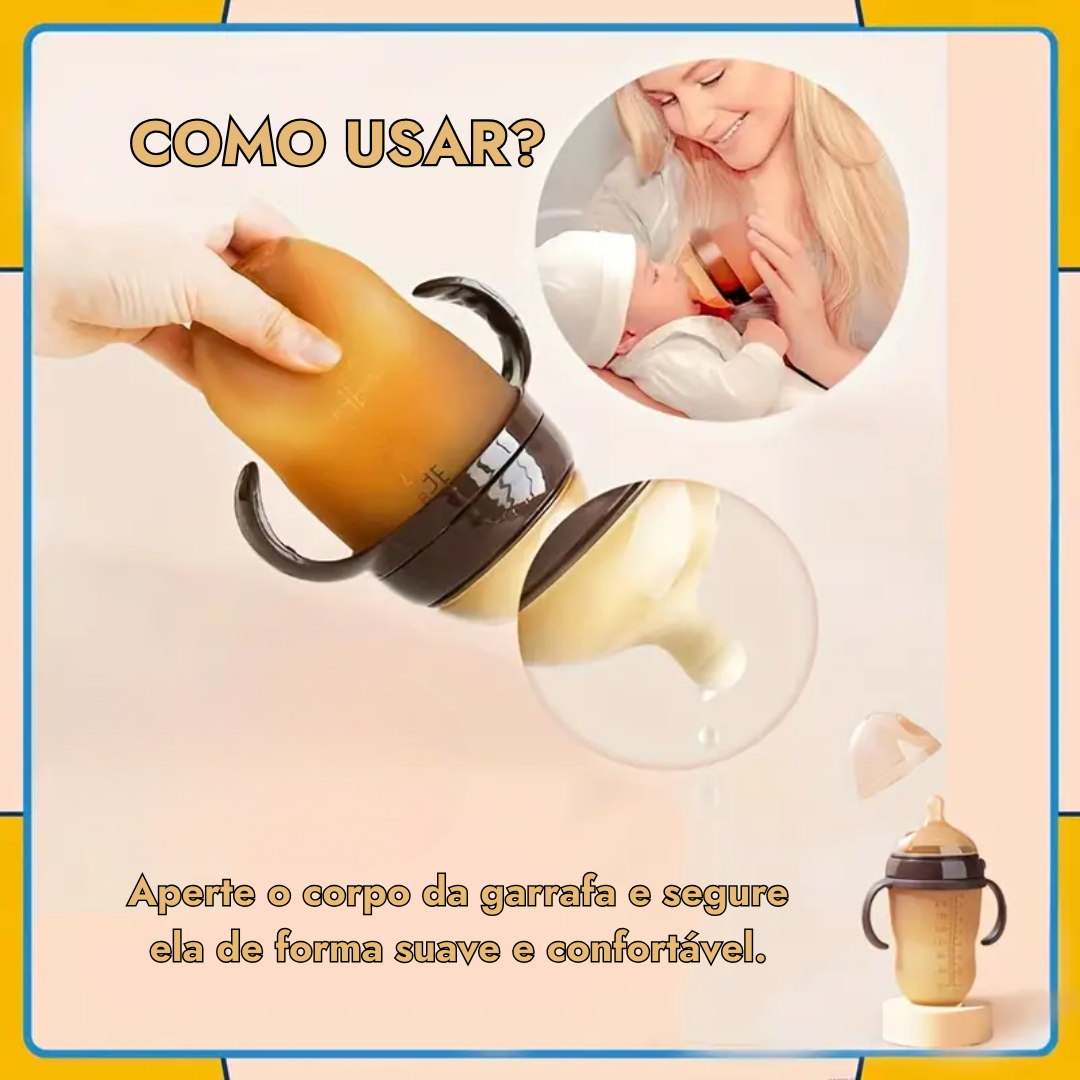 Mamadeira 100% de Silicone