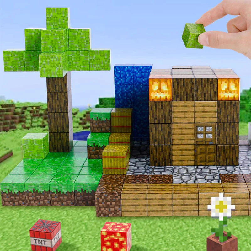 Queima de Estoque Minecraft - 48/64/75 peças (+5 Personagens GRÁTIS)