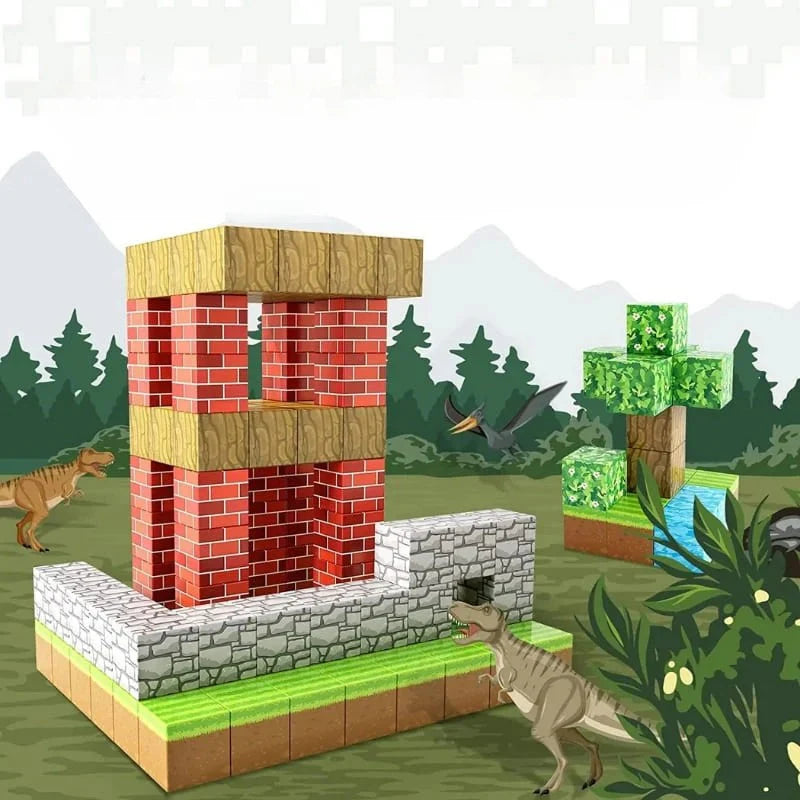 Queima de Estoque Minecraft - 48/64/75 peças (+5 Personagens GRÁTIS)
