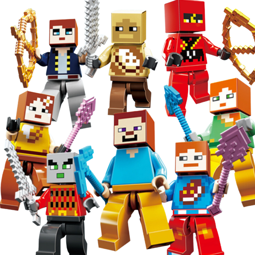 5 Bonecos do Minecraft - Tire a sorte!