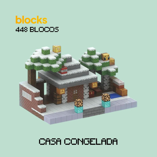 Casa Congelada Minecraft® - (448 Blocos)
