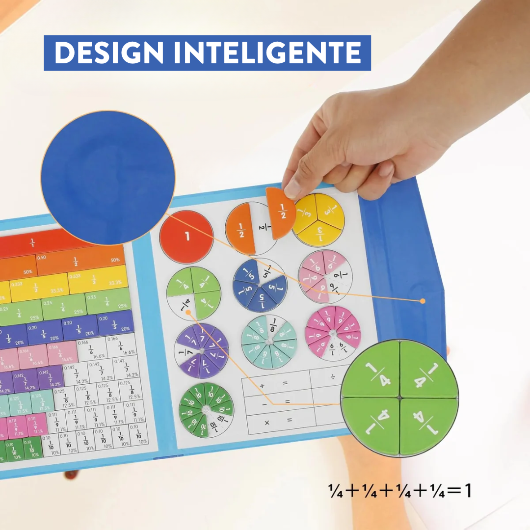 Brinquedo Montessori de Matemática com Ímãs - (Compre 1 Leve 2)