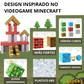 Vila Encantada Minecraft® - (554 Blocos)