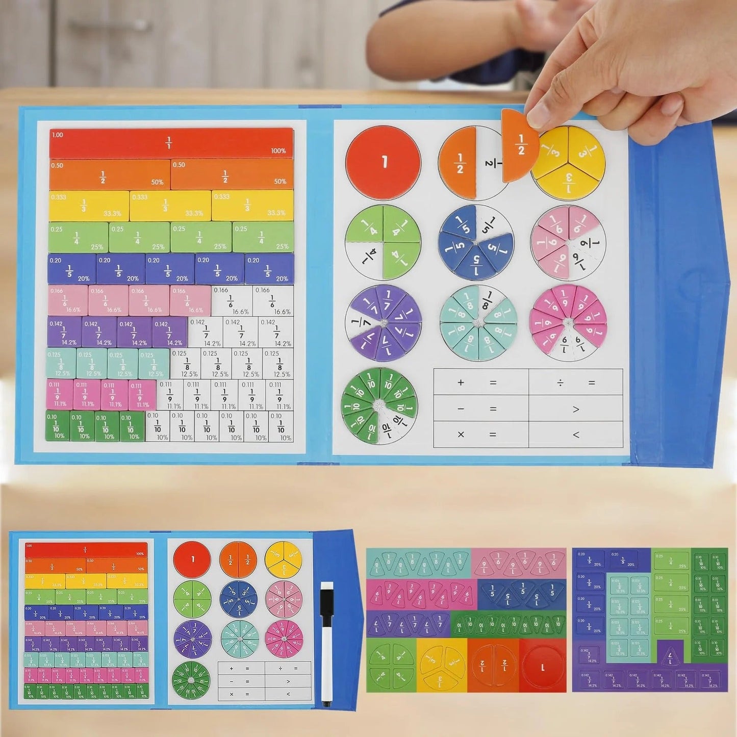 Brinquedo Montessori de Matemática com Ímãs - (Compre 1 Leve 2)