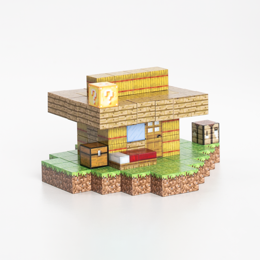 Casinha da Fazenda Encantada Minecraft® (100 Blocos)