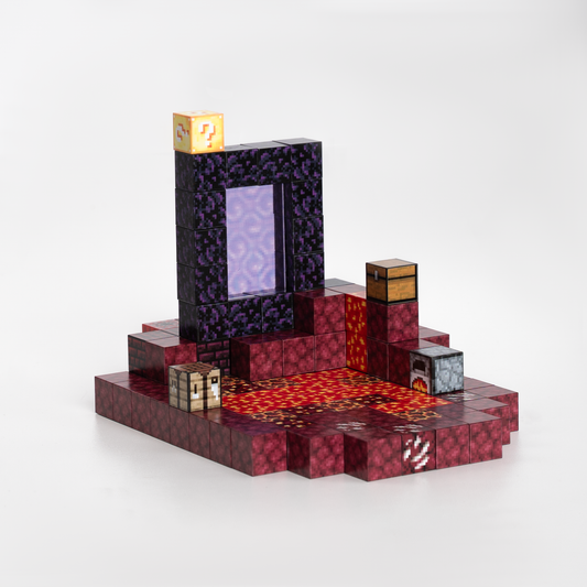 Portal Encantado Nether Minecraft® (128 Blocos)