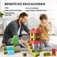 Blocos de Construção Minecraft - 40 Blocos Magnéticos (+10 Bonecos Grátis)