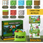 Blocos Magnéticos Minecraft® - 40 peças (+5 Bonecos BRINDE)